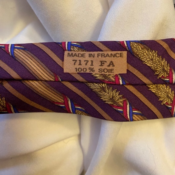 Hermes vintage silk men’s tie - Picture 3 of 3